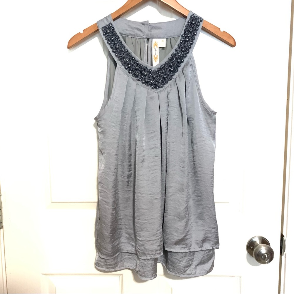 Adiva  halter neck gray size medium
